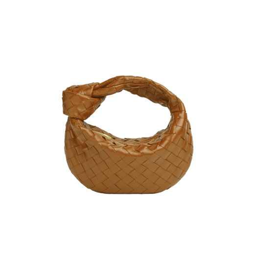 Bottega Veneta Mini Leather Jodie Caramel