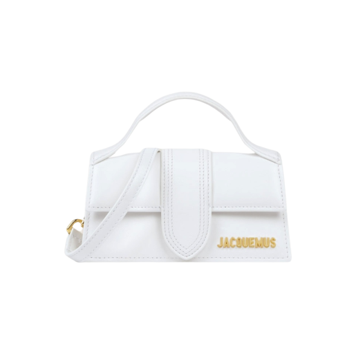 Jacquemus Le Bambino Small Crossbody Strap Bag White