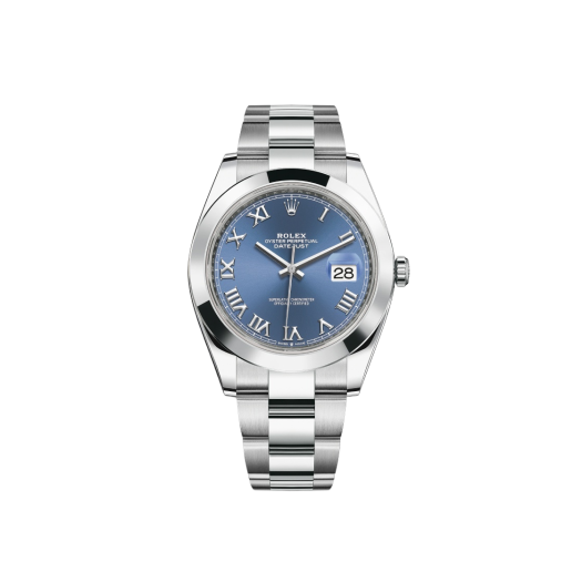 Rolex Datejust 41mm 126300 Azzuro Blue Roman Oyster