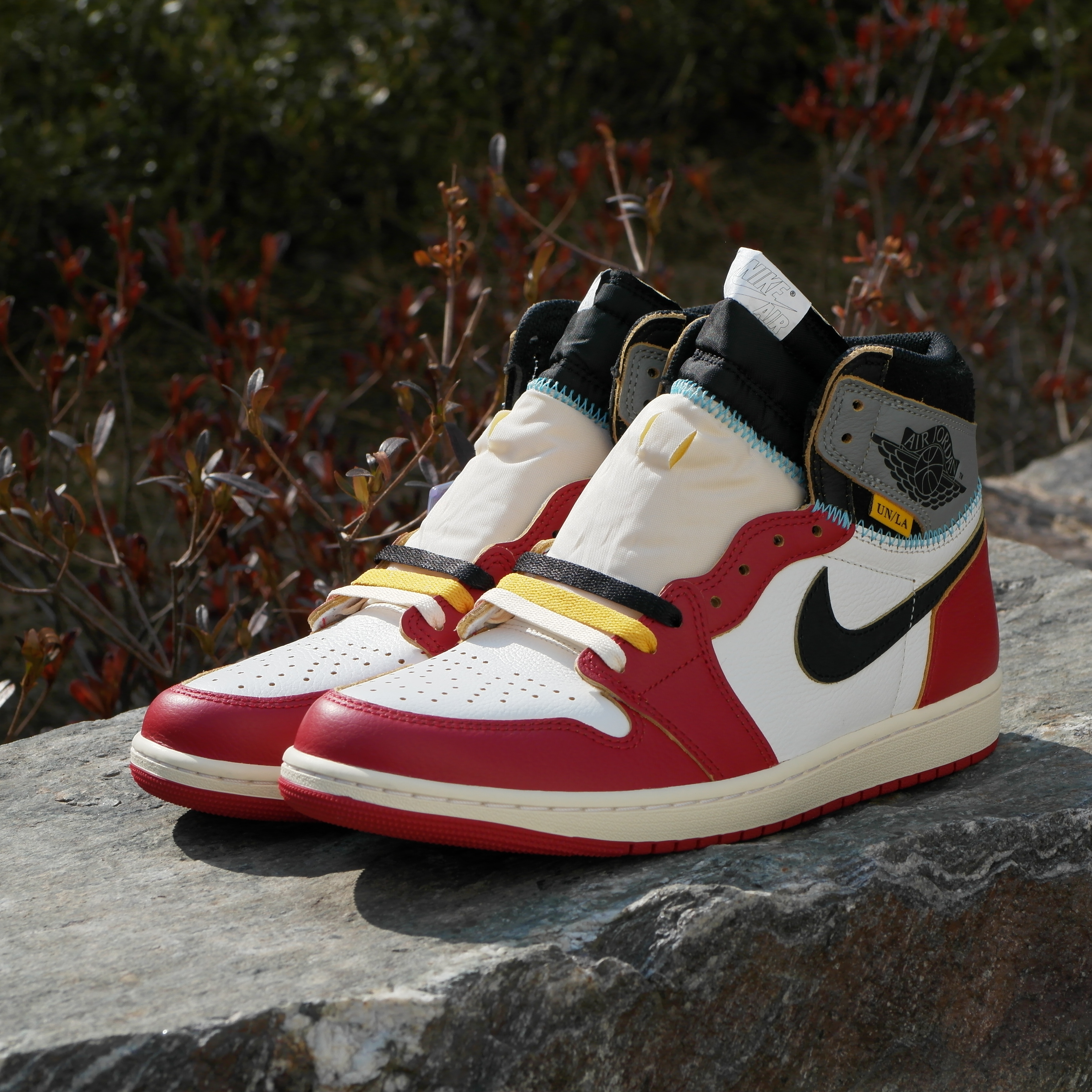 Jordan 1 x Union Retro High OG Chicago Shadow 착용 스타일 - 3