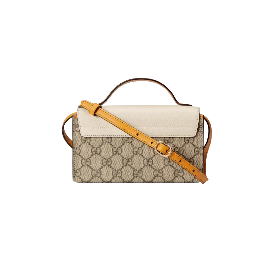 652683-96GAG-9763 Gucci Padlock Mini Bag White Beige Ebony - #3