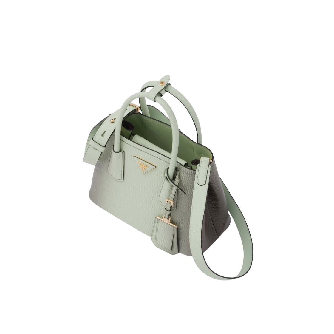 프라다 더블 사피아노 레더 미니백 그라디언트 아쿠아(Prada Double Saffiano Leather Mini Bag Gradient Aqua) - 2