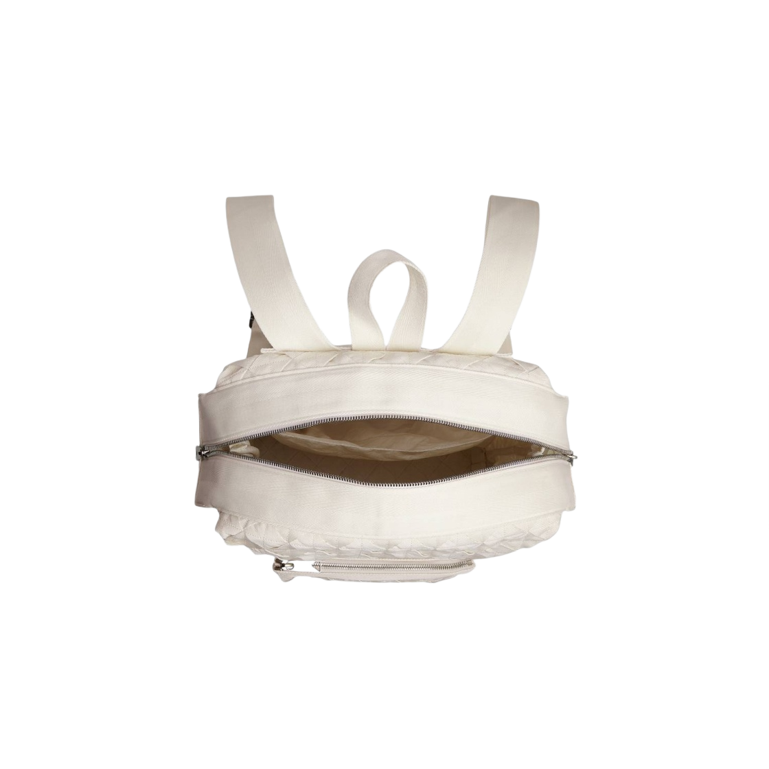 보테가 베네타 라이트 웨빙 백팩 초크(Bottega Veneta Light Webbing Backpack Chalk) - 3