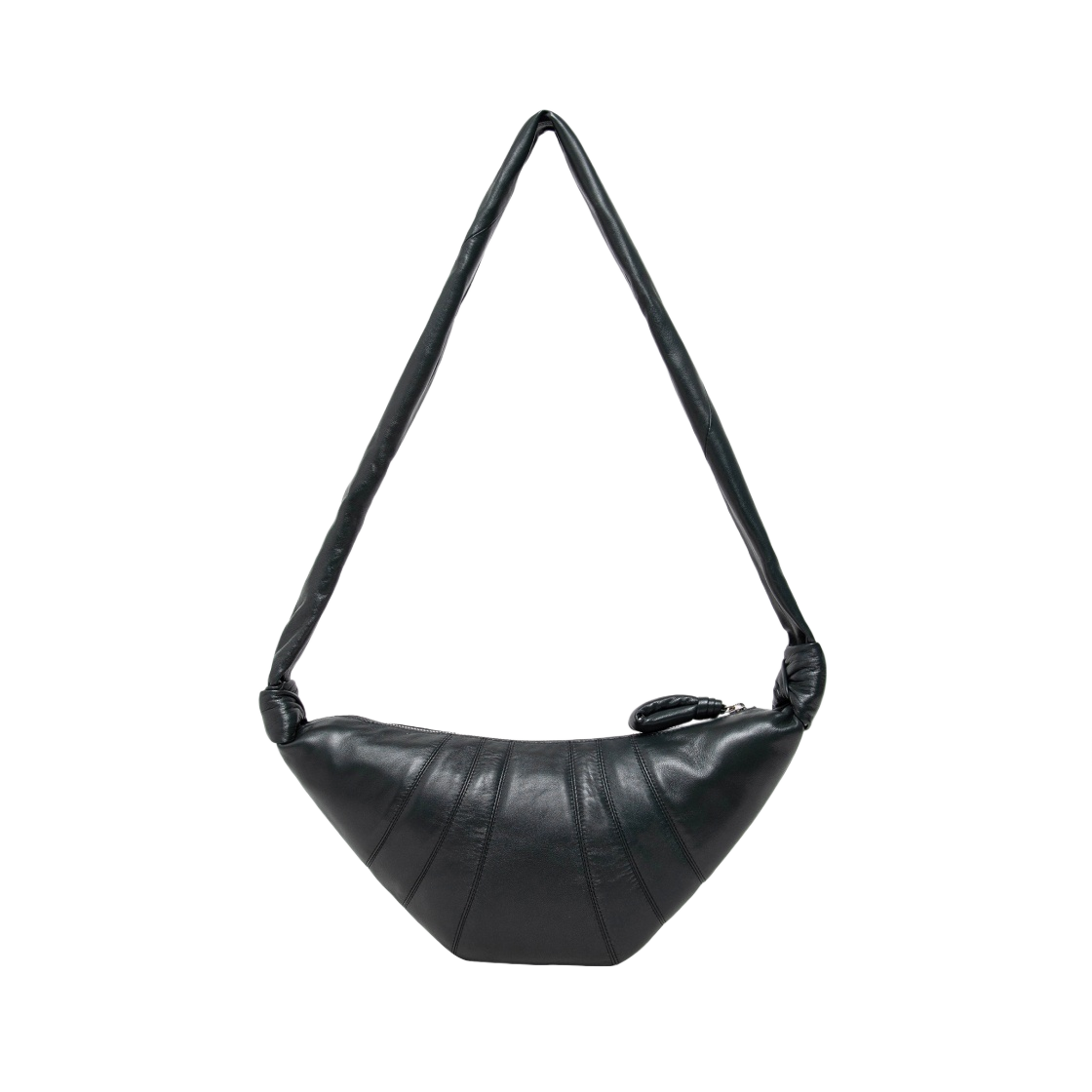 BG253-LL095-668 Lemaire Small Croissant Bag Soft Nappa Leather Dark Slate Green - #2