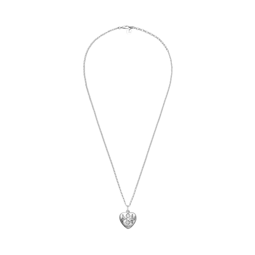 Gucci Blind for Love Necklace Silver