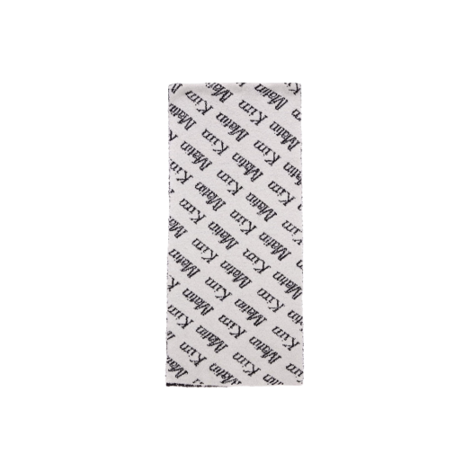 小物 Matin Kim LETTERING KNIT MUFFLER IN GREY 마뗑킴 레터링 니트 머플러 그레이 | Matin Kim | KREAM