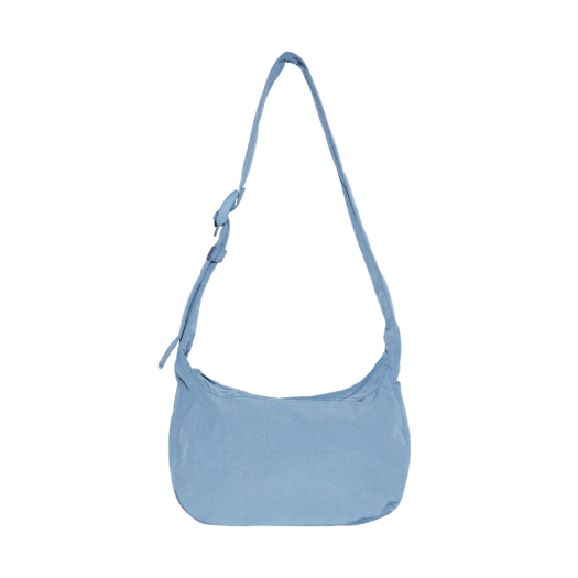 COS Nylon Crossbody Saddle Bag Blue