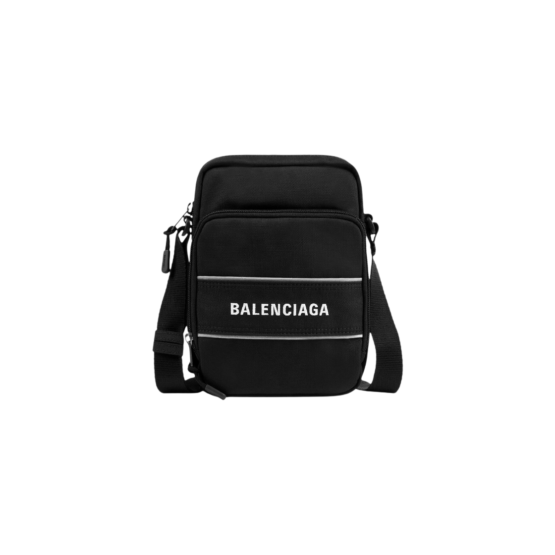 발렌시아가 스포츠 스몰 메신저백 블랙 화이트