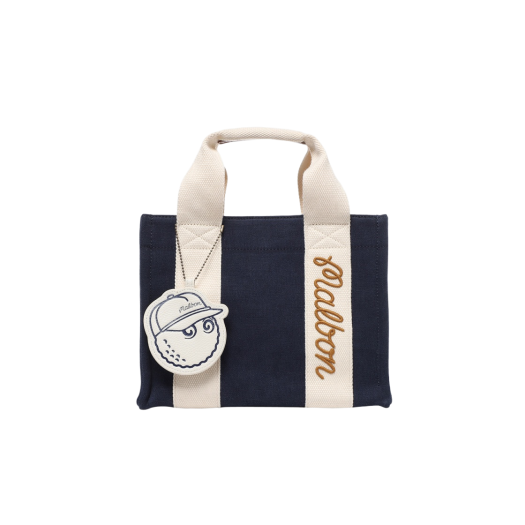 Malbon Golf Buckets Tote Bag Navy