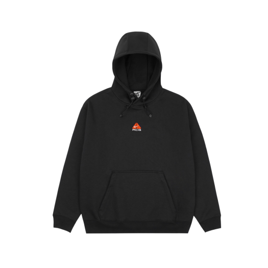 Nike ACG Therma-Fit Pullover Fleece Hoodie Black Dark Smoke Grey - Asia
