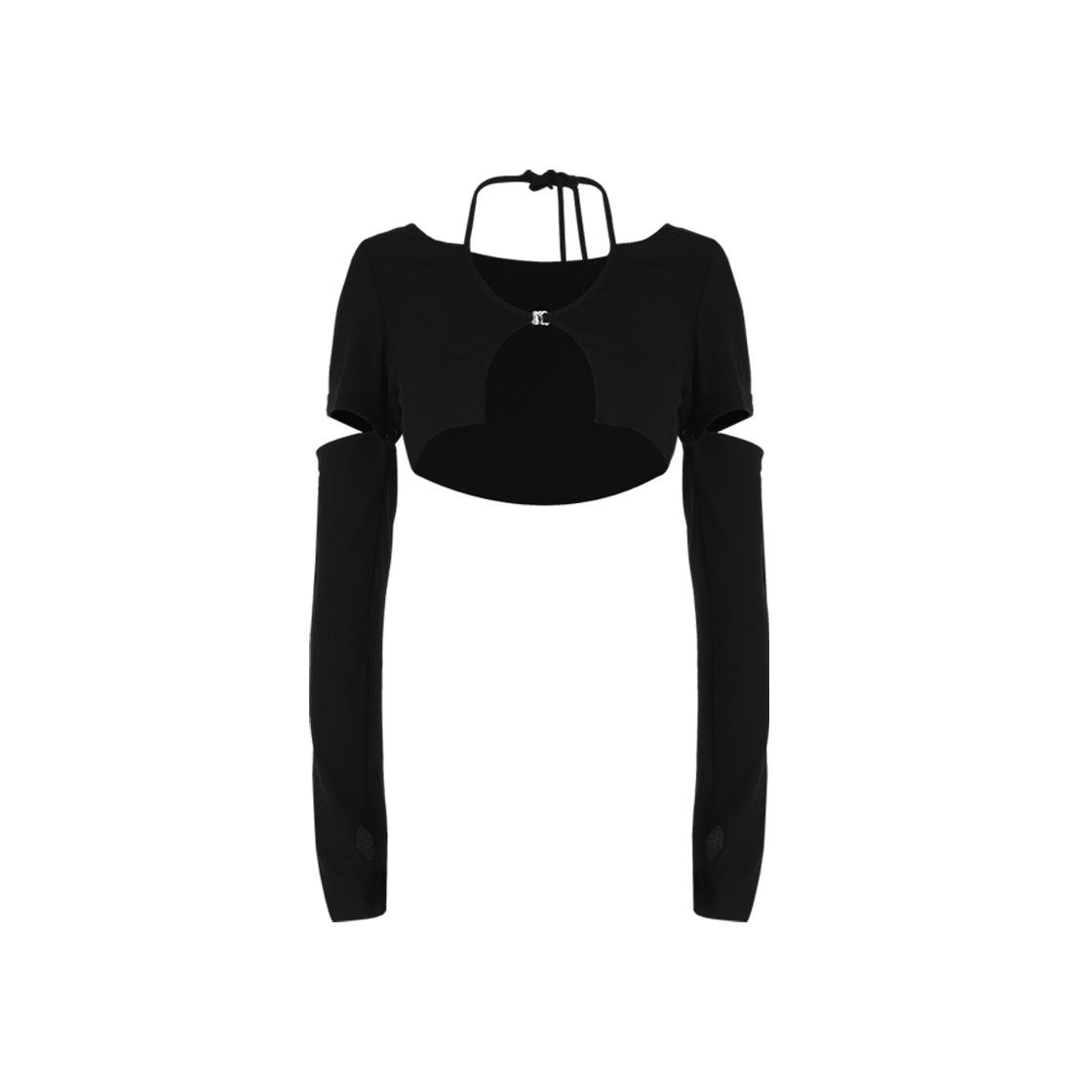 아쎄이 벨라 스트링 크롭 가디건 블랙(Assay Bella String Crop Cardigan Black)