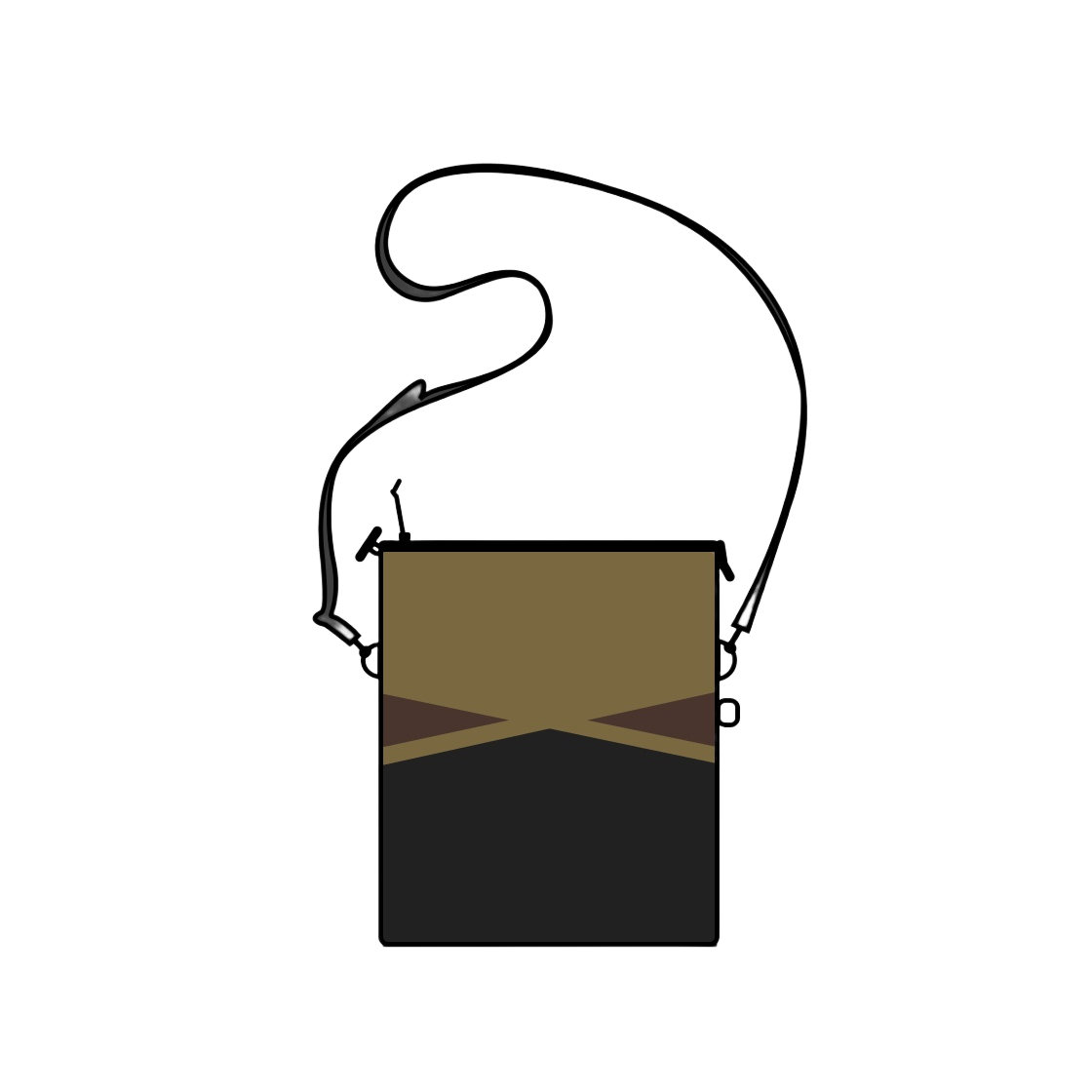 - Helinox x Uniqlo Sacoche Black Tan