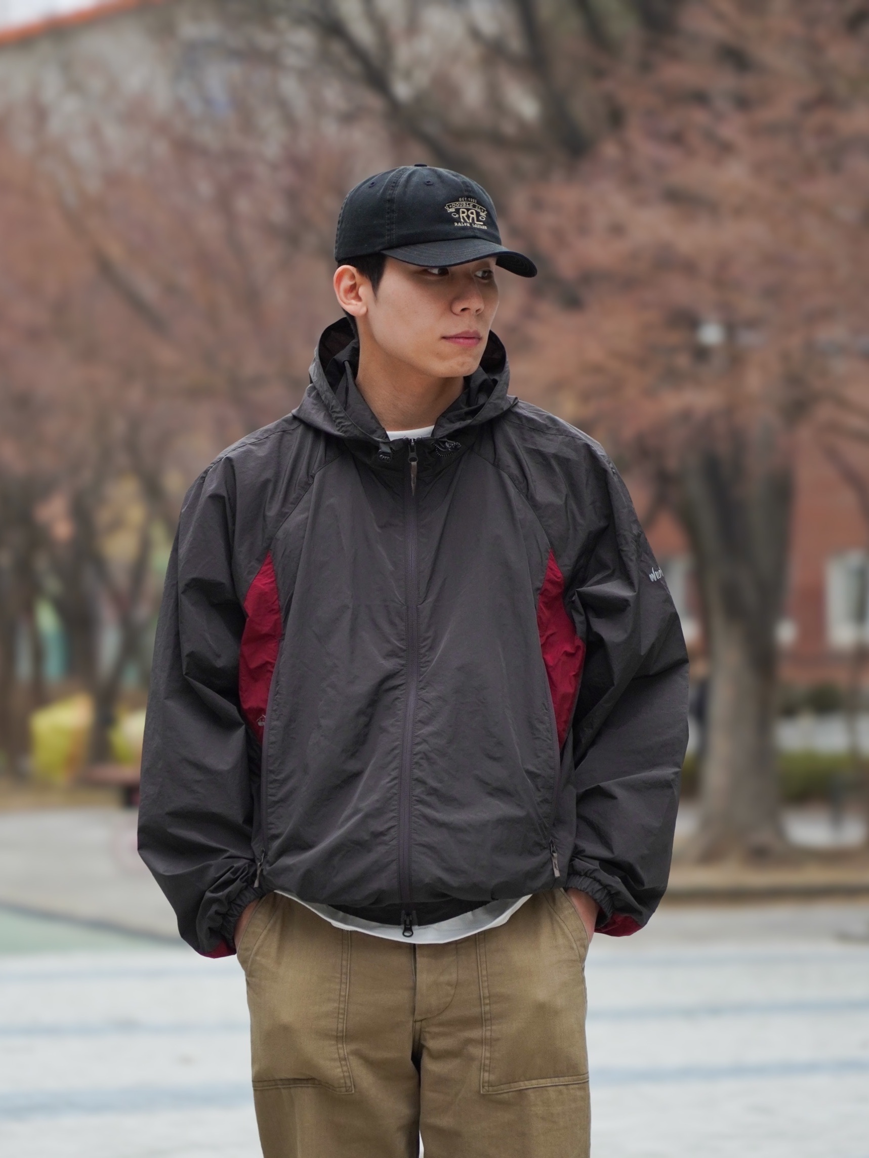 Wildthings Army Jacket Graphite 착용 스타일 - 4