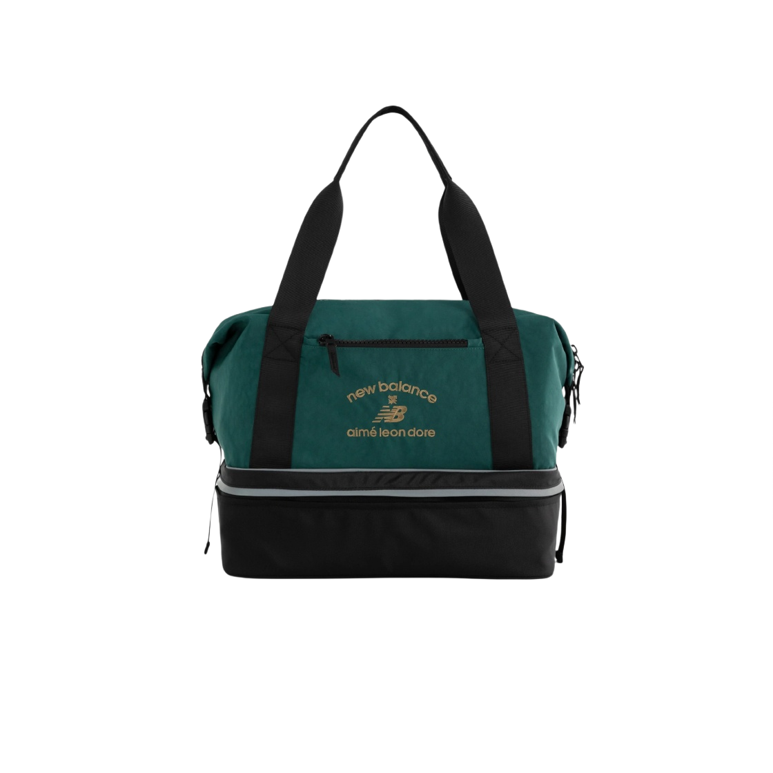 - Aime Leon Dore x New Balance Nylon Duffle Bag Green Black