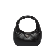Prada Soft Padded Nappa Leather Mini Bag Black