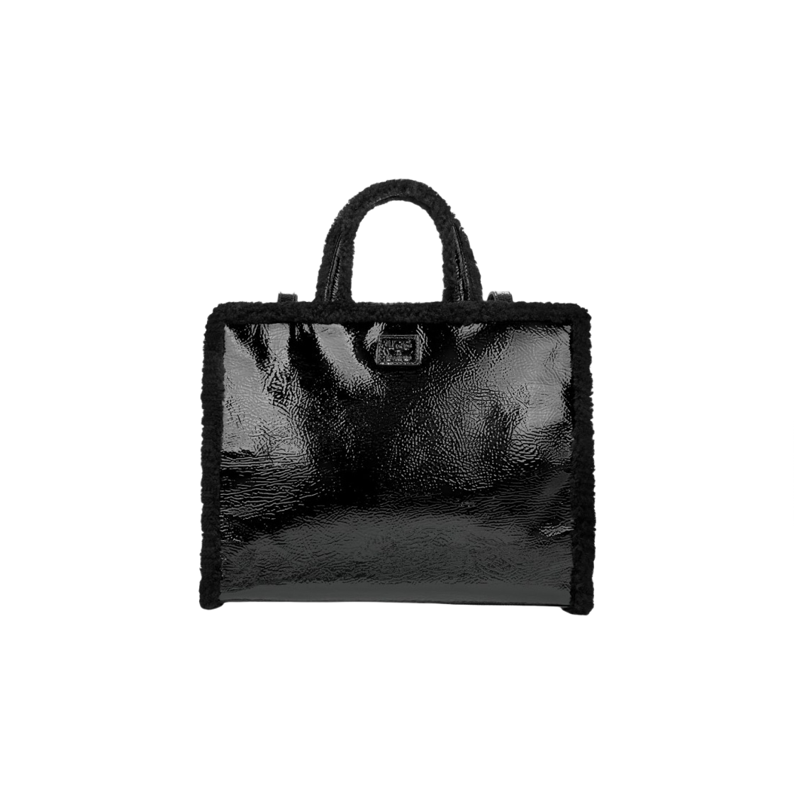 텔파 x 어그 미디움 쇼핑백 크링클 블랙(Telfar x UGG Medium Shopper Crinkle Black) - 3