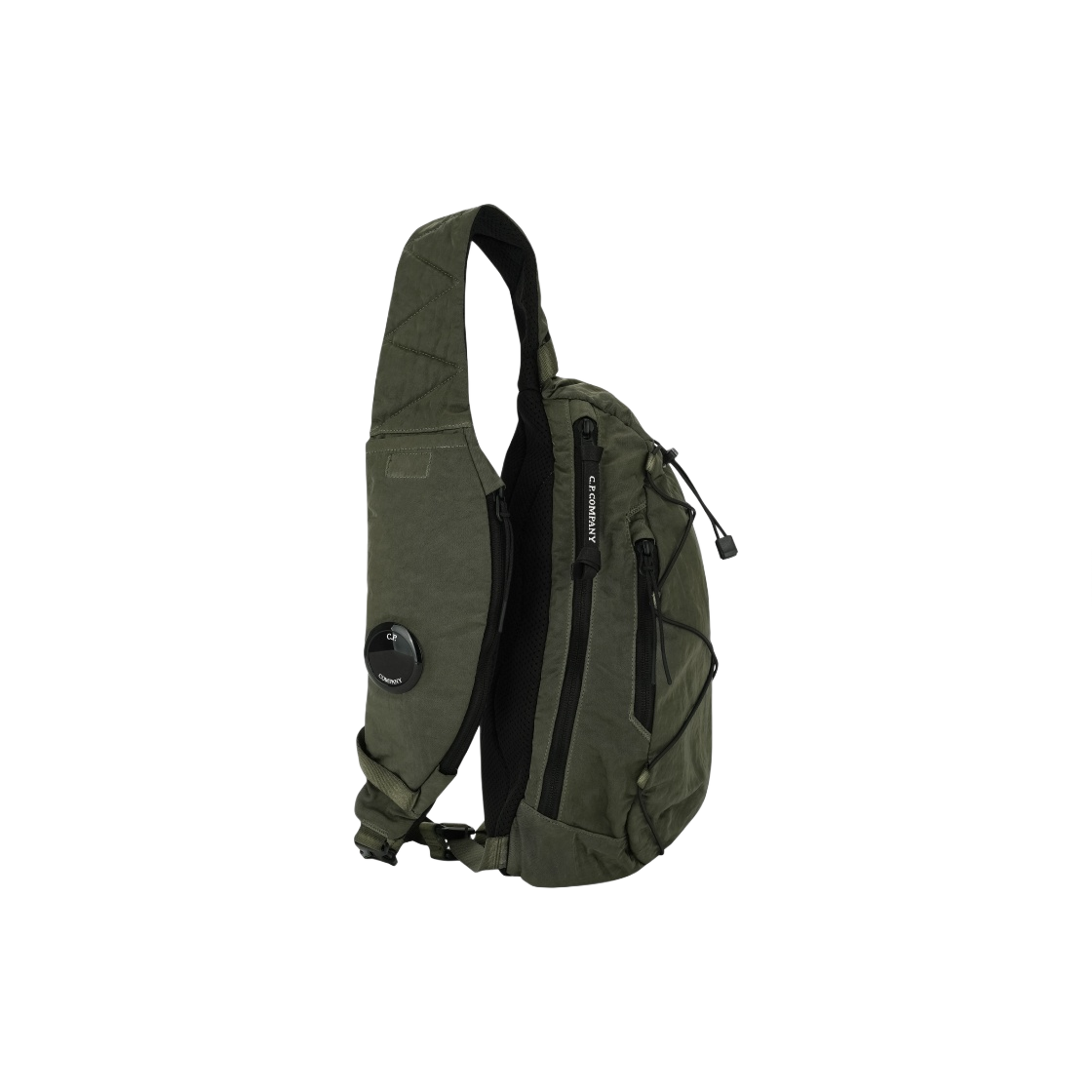 C.P. 컴퍼니 나일론 B 크로스바디 럭색 브론즈 그린 - 23SS(C.P. Company Nylon B Crossbody Rucksack Bronze Green - 23SS) - 3