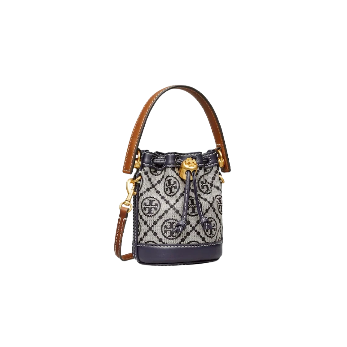 토리버치 T 모노그램 마이크로 버킷백 토리 네이비 | Tory Burch | KREAM Tory Burch T Monogram Micro Bucket Bag Tory Navy