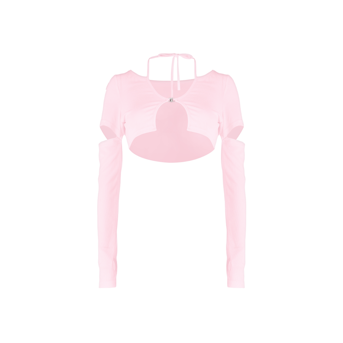 아쎄이 벨라 스트링 크롭 가디건 핑크(Assay Bella String Crop Cardigan Pink)