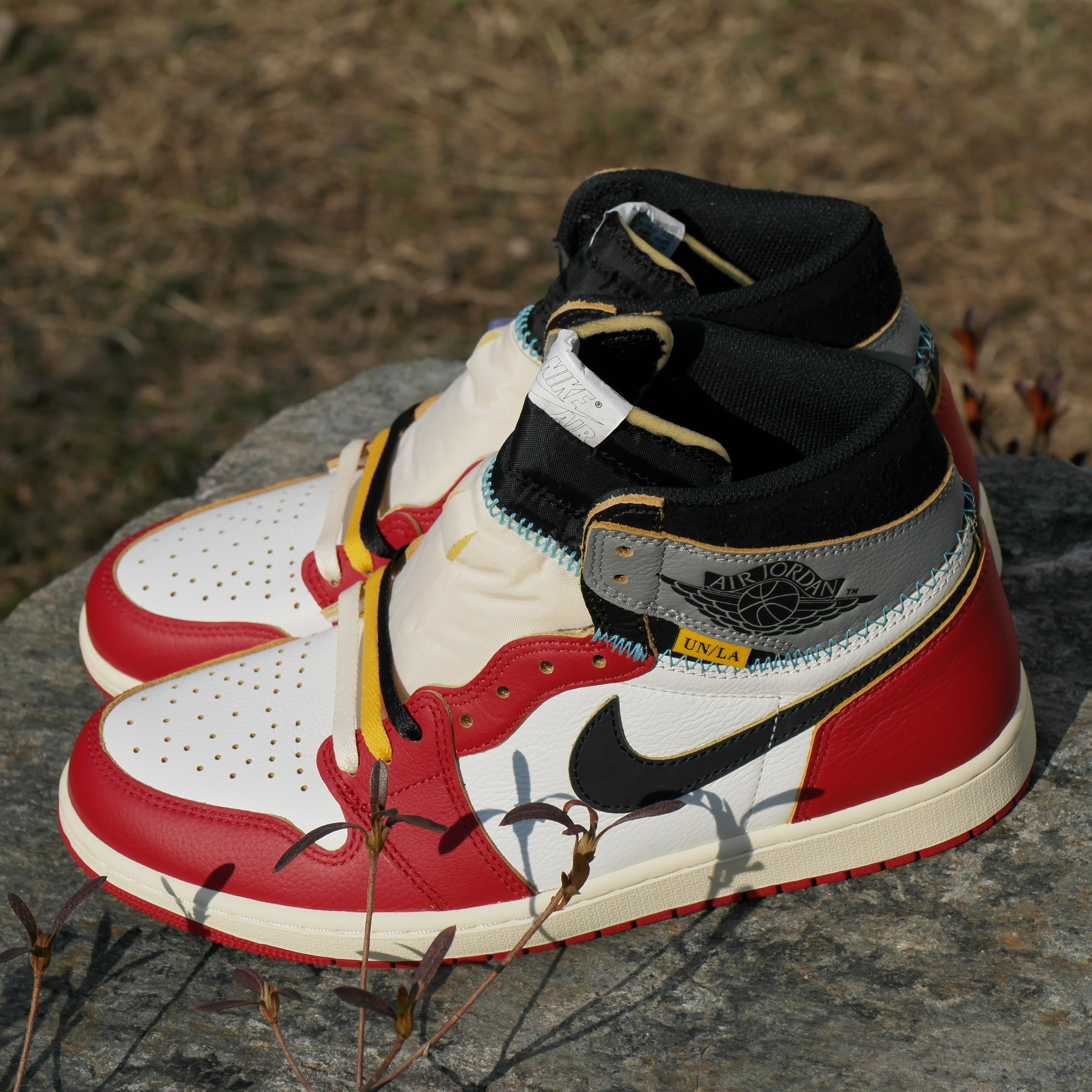 Jordan 1 x Union Retro High OG Chicago Shadow 착용 스타일 - 2