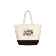 Marithe Francois Girbaud Classic Logo Bigh Shopper Bag Natural