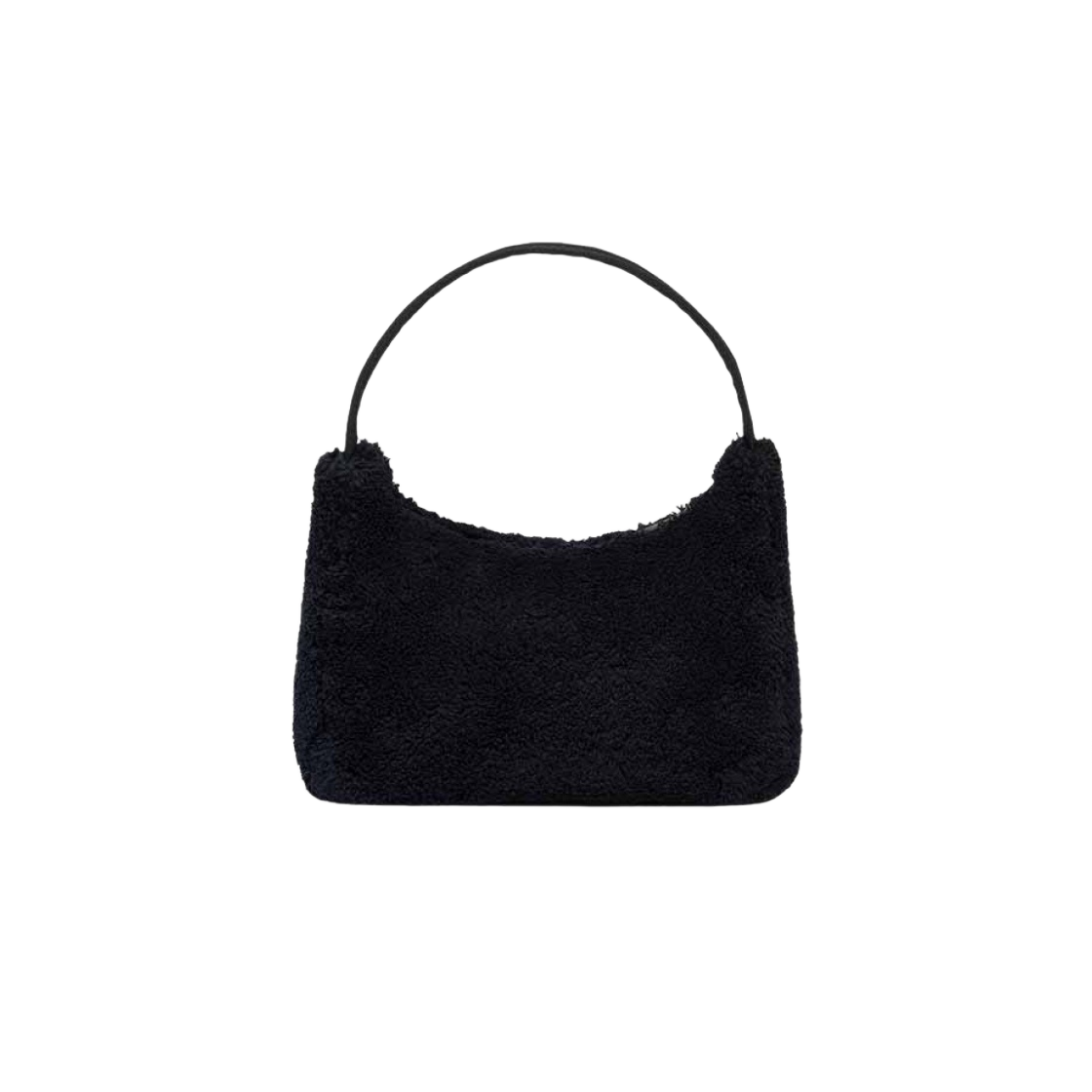 프라다 리에디션 2000 테리 미니백 블랙 화이트(Prada Re-Edition 2000 Terry Mini Bag Black White) - 2