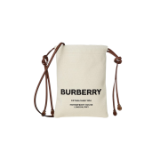 Burberry Small Horseferry Print Drawcord Pouch Tan