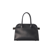 The Row Sac En Cuir Soft Margaux 10 Noir