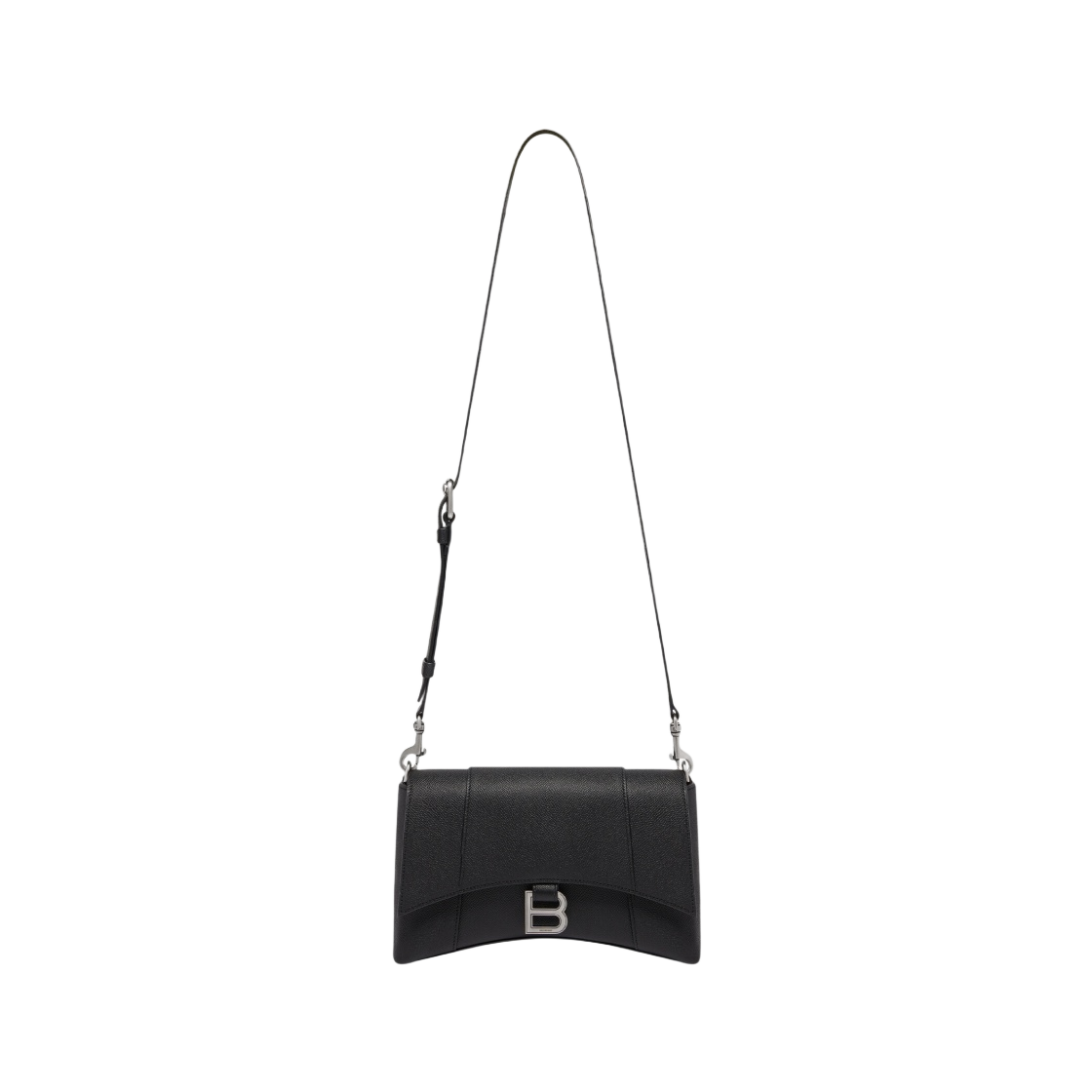 7364722AABJ1000 Balenciaga Downtown Men XS Crossbody Bag Black - 대표 이미지 #1