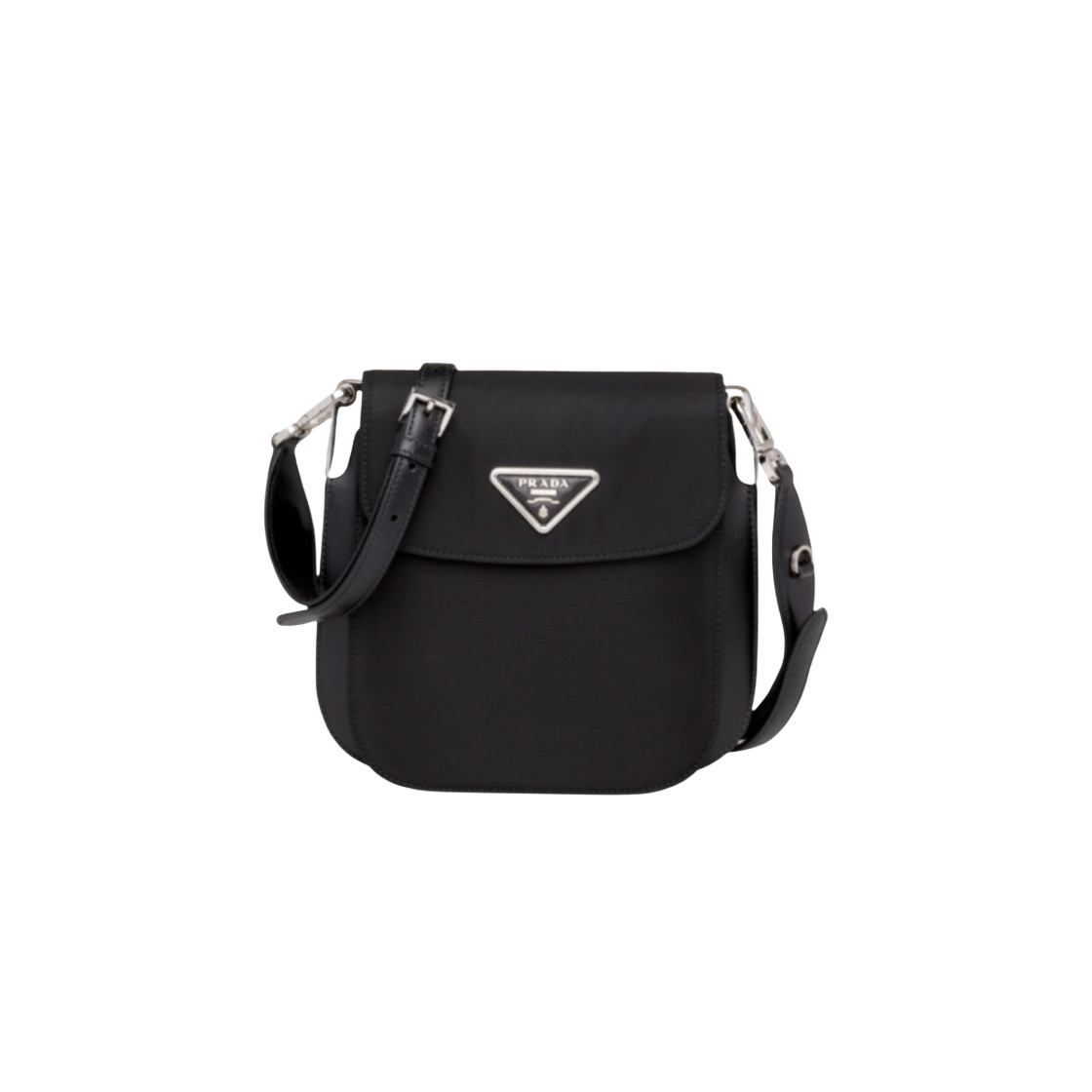 1BD259-2DLN-F0002-V-OOM Prada Nylon Margit Shoulder Bag Black
