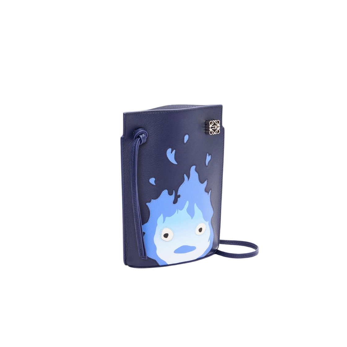 로에베 x 하울의 움직이는 성 캘시퍼 다이스 포켓 클래식 카프스킨 마린(Loewe x Howl's Moving Castle Calcifer Dice Pocket in Classic Calfskin Marine) - 2