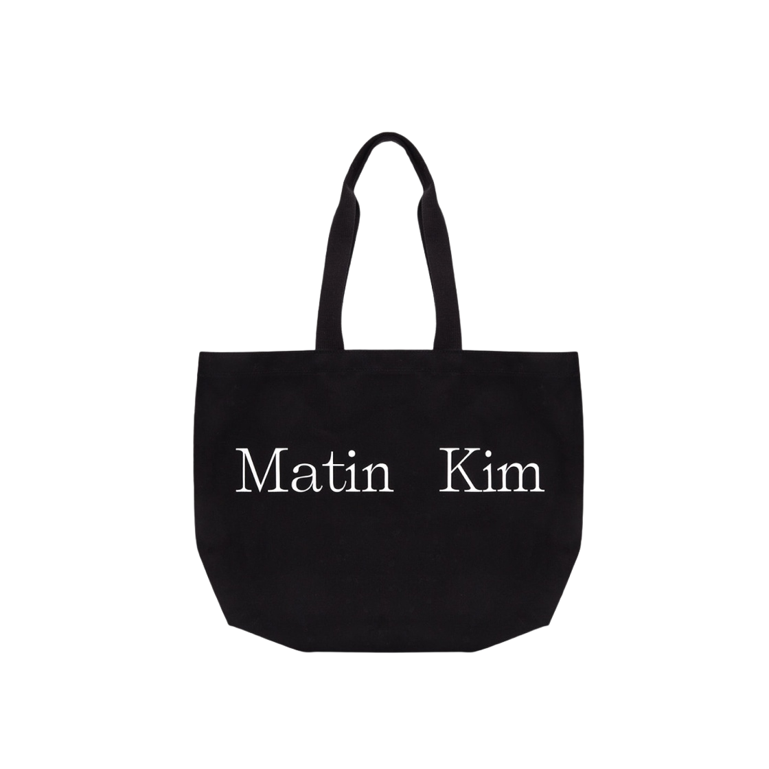 エコバッグ [MATINKIM]matin cracked logo ecobag in black MUSINSA | MATIN KIM MATIN CRACKED LOGO ECOBAG IN BLACK