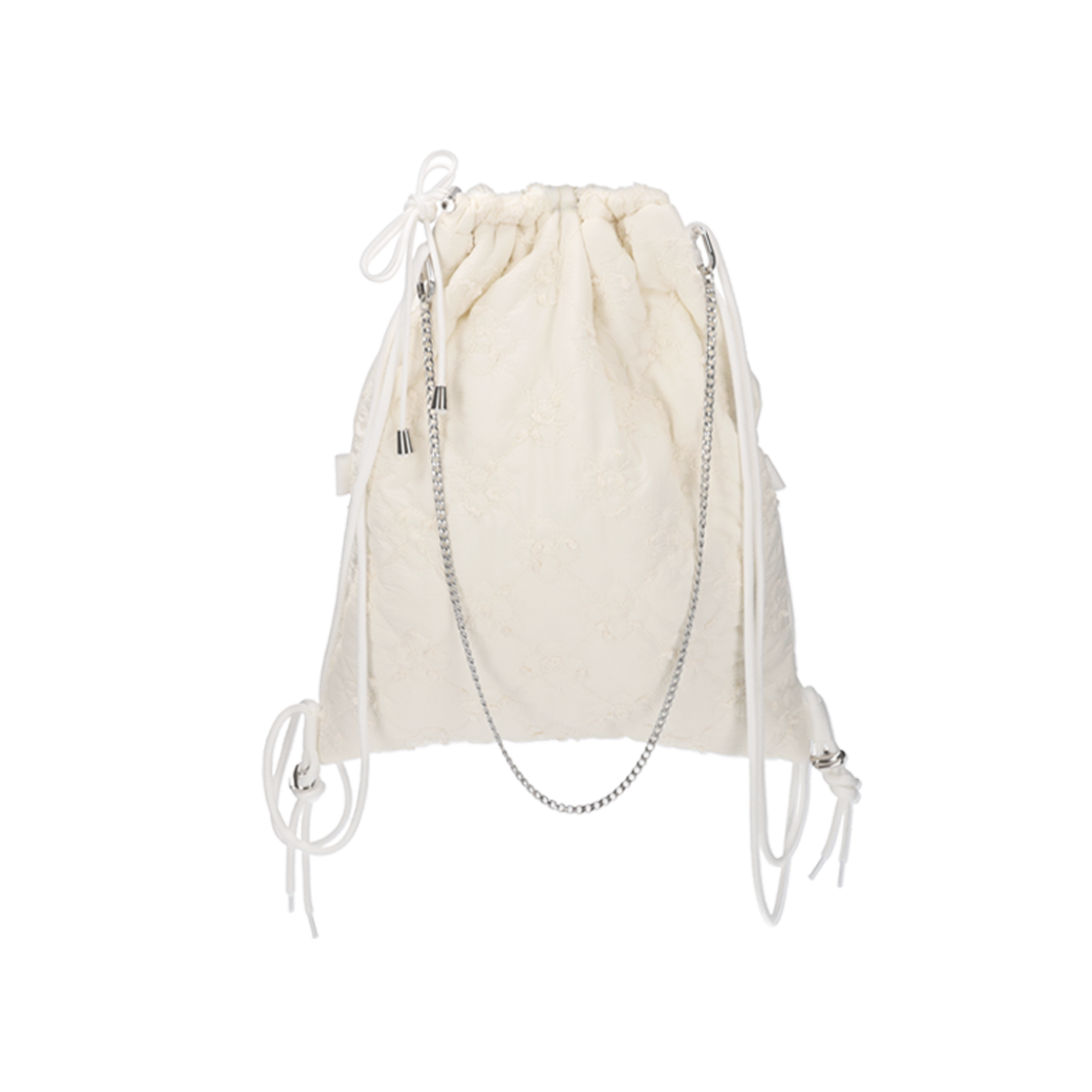 아쎄이 플라워 패딩 쓰리웨이 백 아이보리(Assay Padding 3way Bag Ivory)
