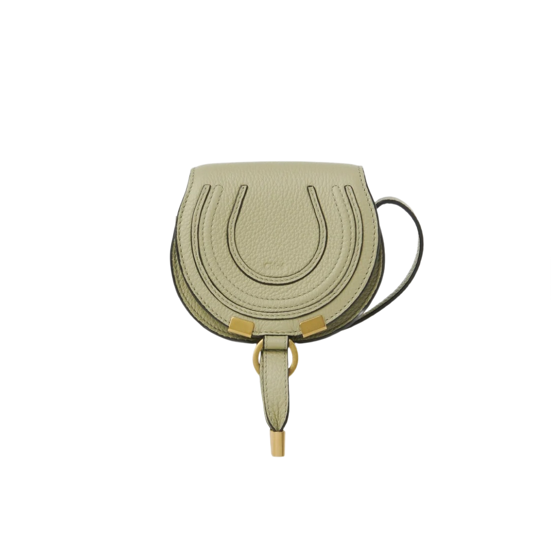 끌로에 마르씨 나노 새들백 페이디드 그린(Chloe Marcie Nano Saddle Bag Faded Green) - 1