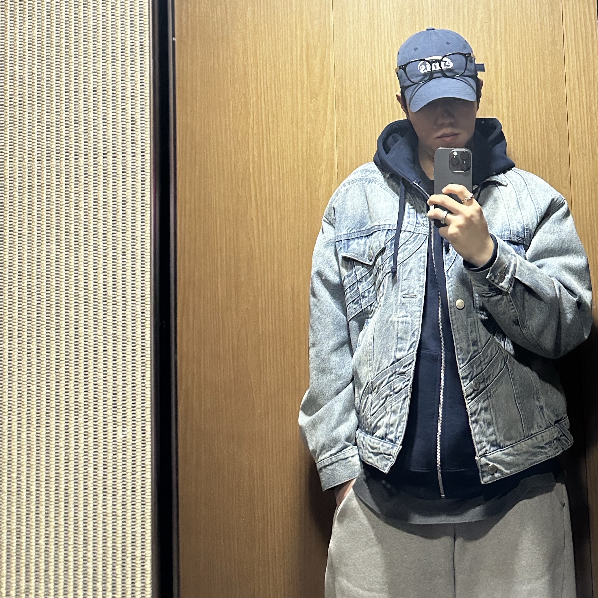 Supreme S Logo Zip Up Hooded Sweatshirt Navy - 24FW, Emis New Logo Emis Cap Navy 착용 스타일