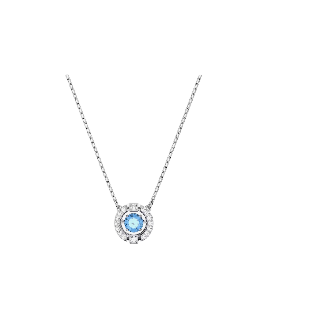 (W) 스와로브스키 스파클링 댄스 세트 블루 로듐 플래팅 | Swarovski | KREAM (W) Swarovski Sparkling Dance Set Blue Rhodium Plated