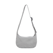 COS Reflective Crossbody Saddle Bag Silver