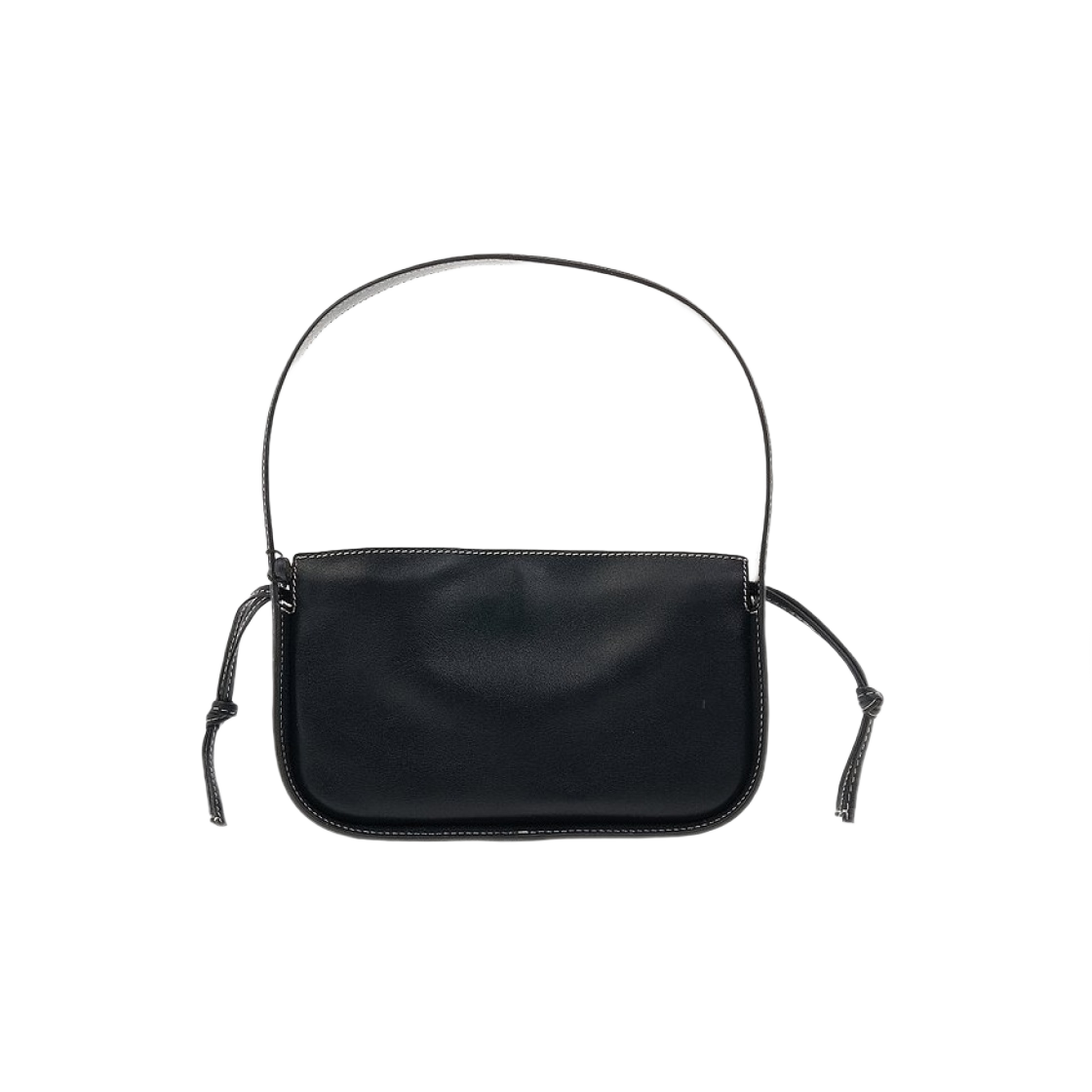 유제피 미니 스크런치 토트백 블랙(Yuzefi Mini Scrunchie Tote Bag Black) - 3