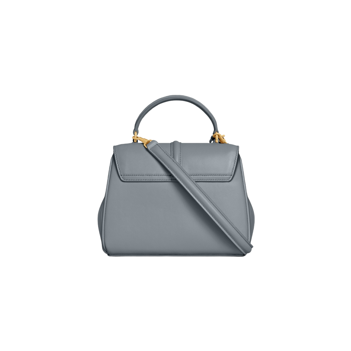 셀린느 미니 16 새티네이티드 카프스킨 블루 그레이(Celine Mini 16 in Satinated Calfskin Blue Grey) - 3