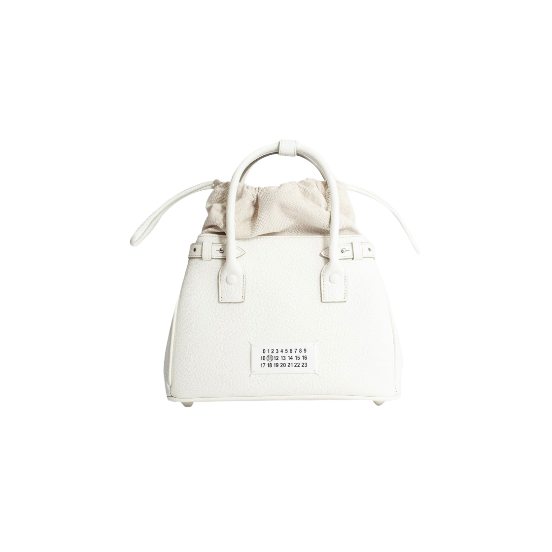 메종 마르지엘라 5AC 미니 드로우스트링백 화이트(Maison Margiela 5AC Mini Drawstring Bag White) - 1