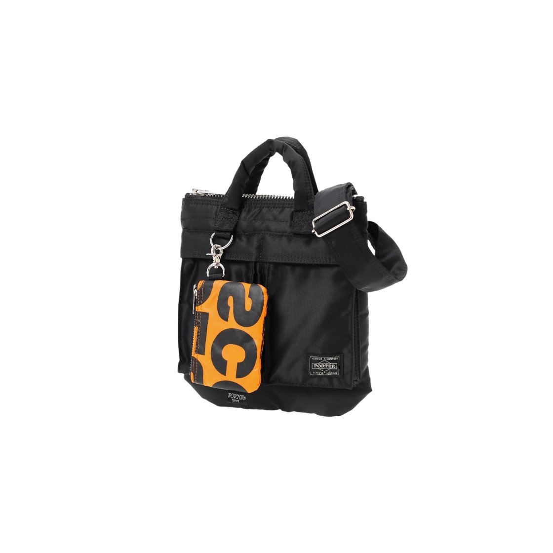포터 x 꼼데가르송 탱커 헬멧백 XS 블랙(Porter x Comme des Garcons Tanker Helmet Bag XS Black)
