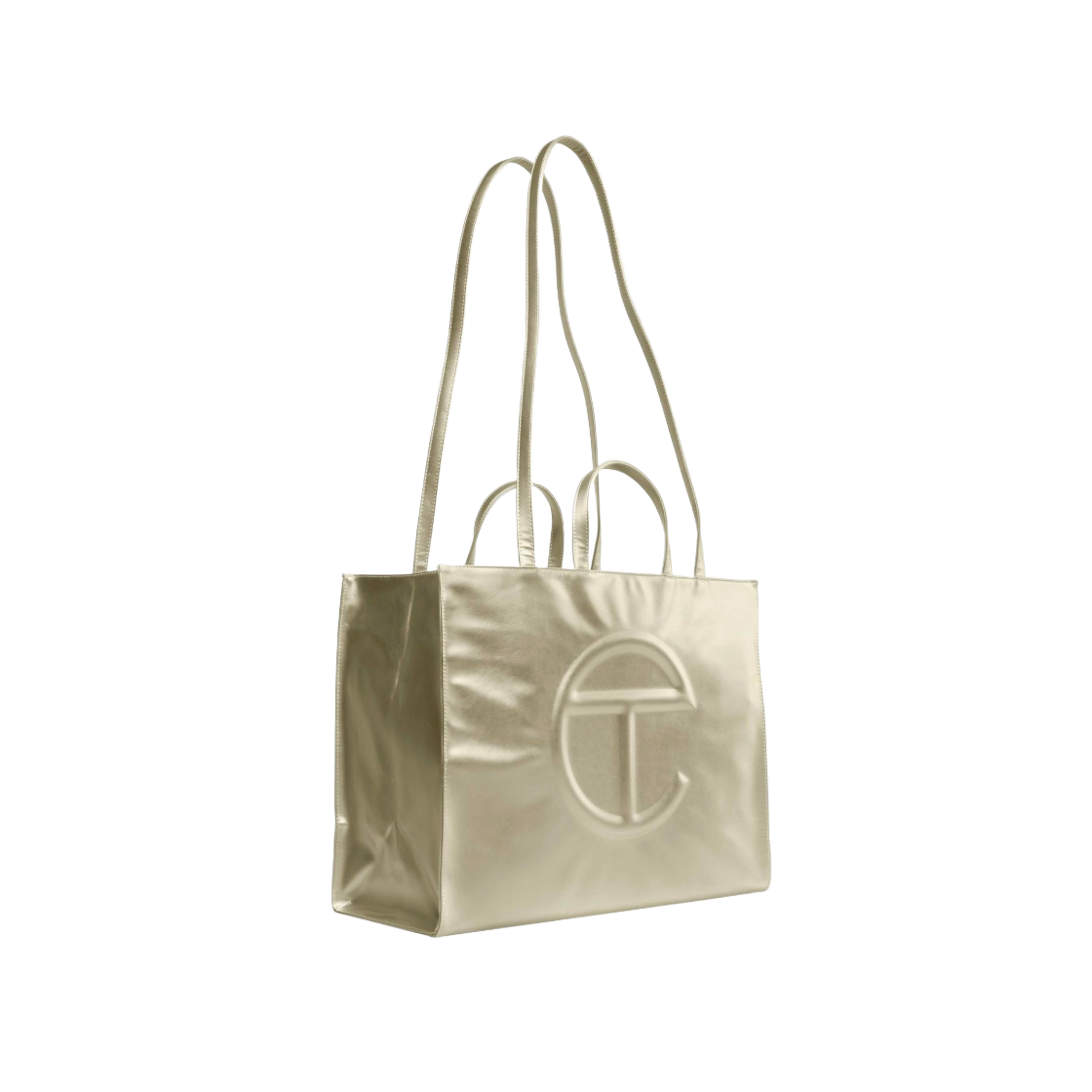 텔파 라지 쇼핑백 골드(Telfar Large Shopping Bag Gold) - 2