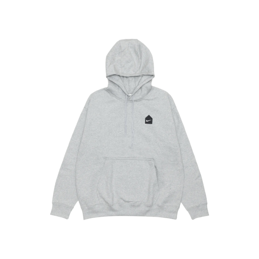 Nike x DSM Hut Logo Project Swoosh Hoodie Fleece Dark Grey Heather