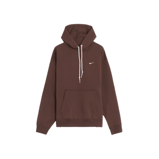 Nike Solo Swoosh Fleece Hoodie Baroque Brown - Asia