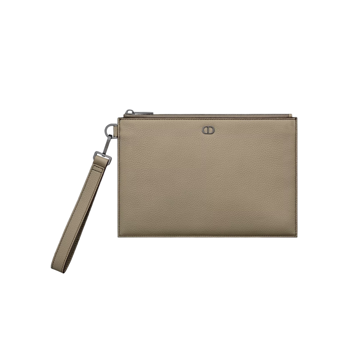 디올 A5 파우치 베이지 그레인드 카프스킨 CD 아이콘 시그니쳐(Dior A5 Pouch Beige Grained Calfskin CD Icon Signature) - 1