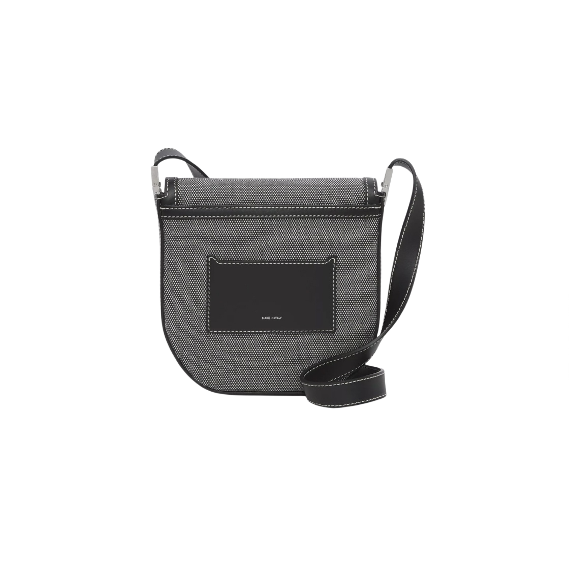 8050841 Burberry Mini Horseferry Print Cotton Olympia Crossbody Bag Black Grey - #3