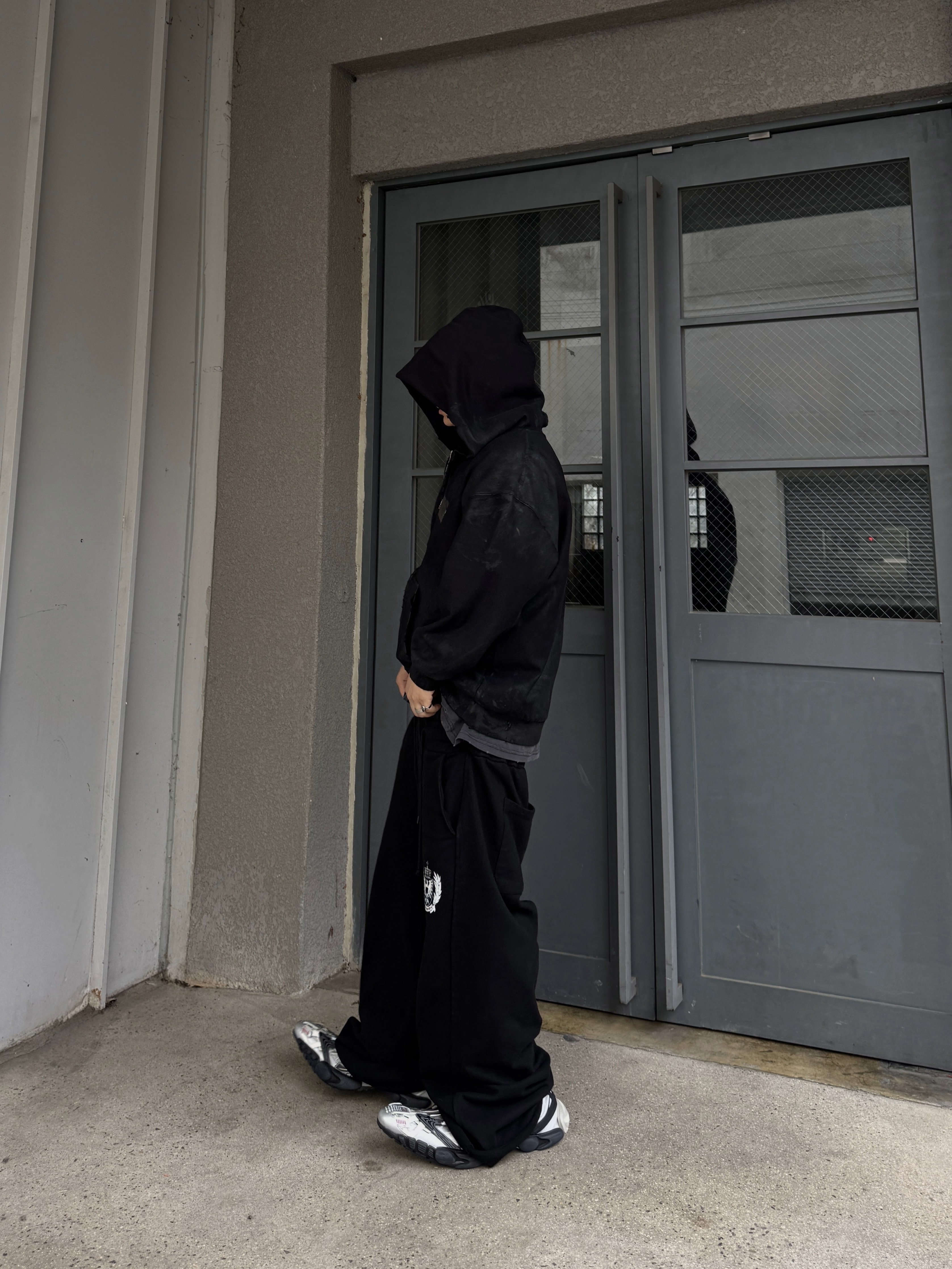Balenciaga Reptile Sneaker Multicolor, Balenciaga Gaffer Zip-Up Hoodie Small Fit Black 착용 스타일