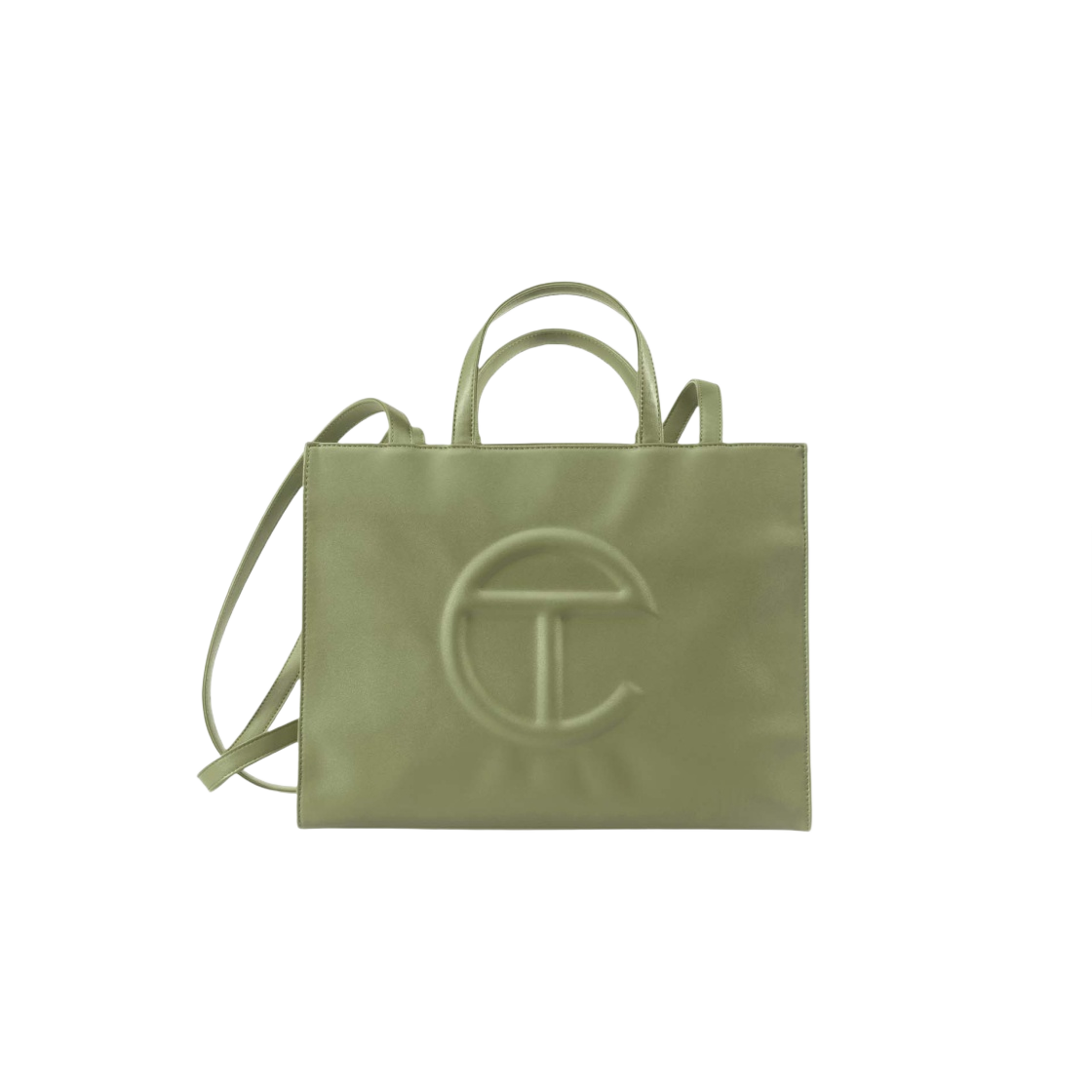 텔파 미디움 쇼핑백 드랩(Telfar Medium Shopping Bag Drab) - 1