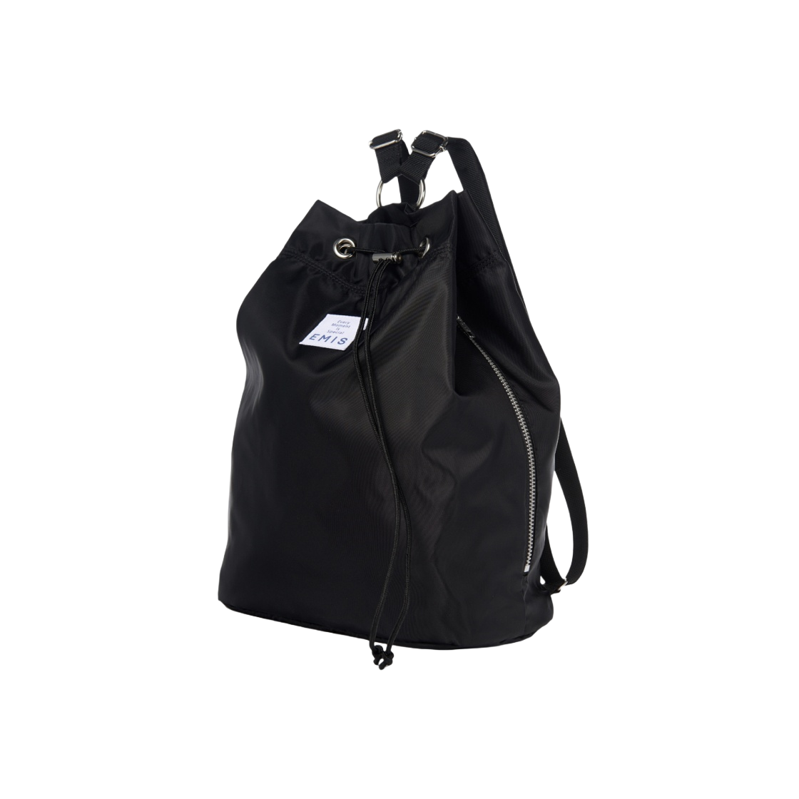 バックパック・リュック Emis Mini Wappen Pocket Backpack Black emis】 Mini Wappen Pocket Backpack Black エミスミニパック