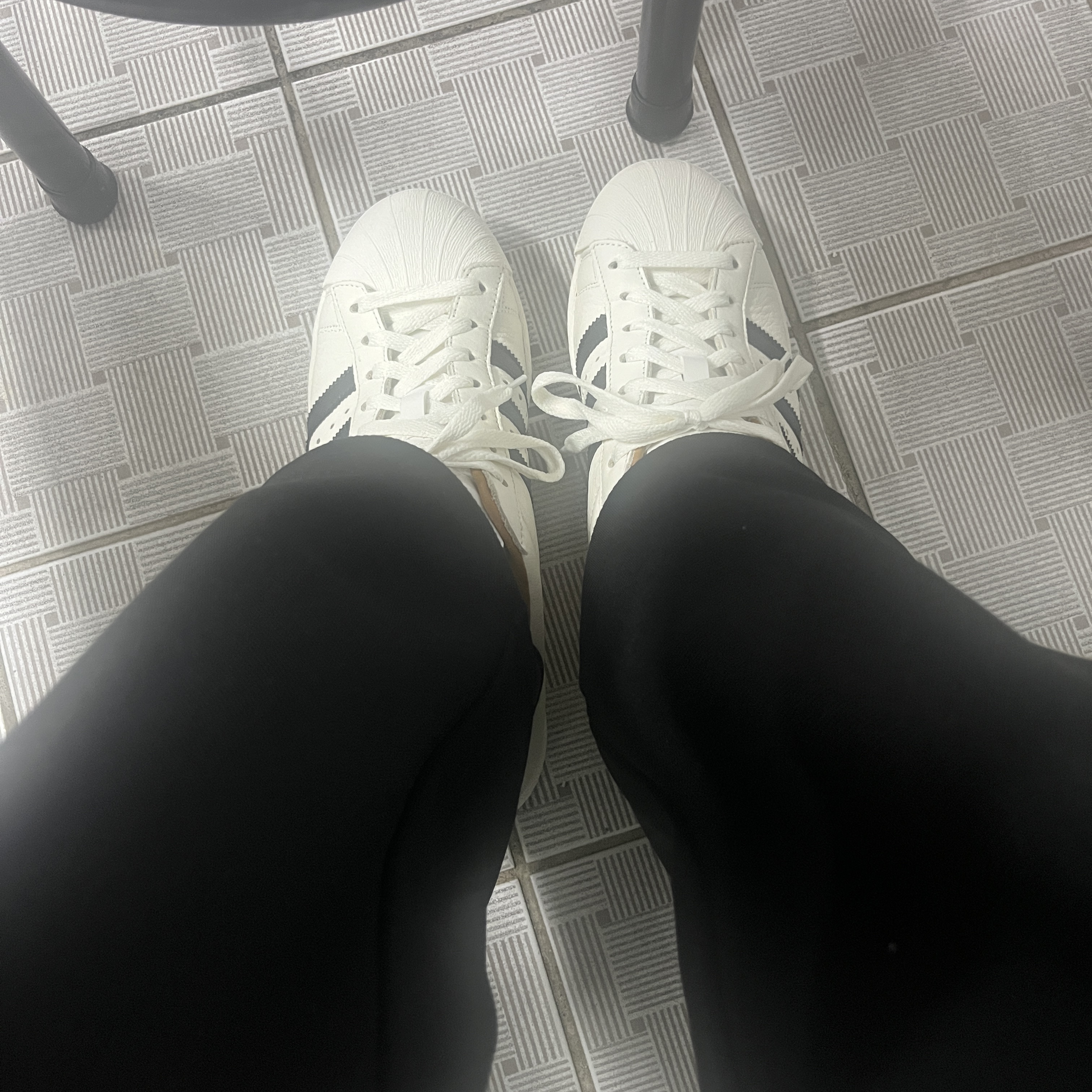 Adidas x JJJJound Superstar 82 Made in Germany Off White Core Black 착용 스타일